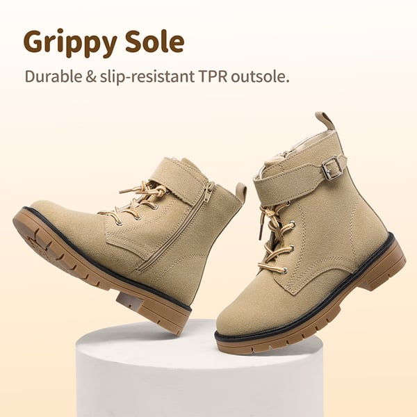 Dream Pairs Kids Lace-Up Combat Boots