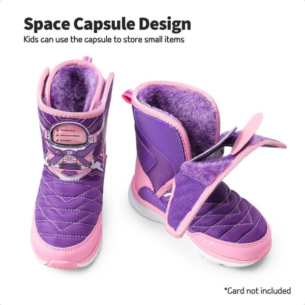 Dream Pairs Kids Mid-Calf Lightweight Snow Boots