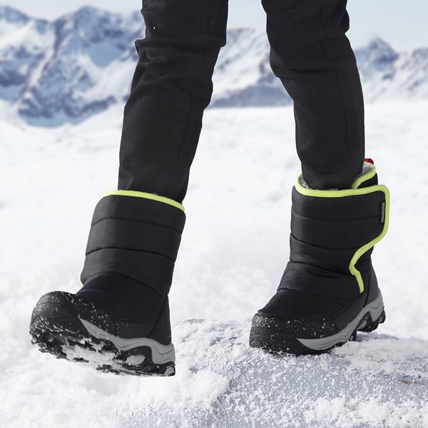 Dream Pairs Kids Waterproof Faux Fur Snow Boots