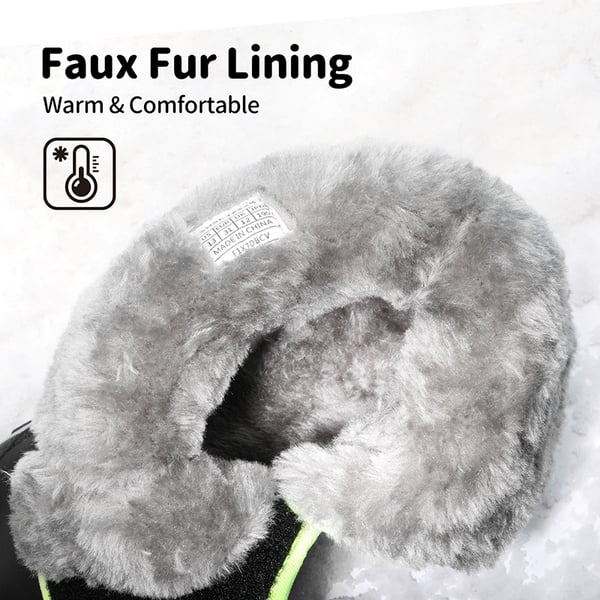 Dream Pairs Kids Waterproof Faux Fur Snow Boots