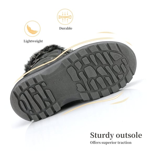 Dream Pairs Kids Waterproof Snow Boots