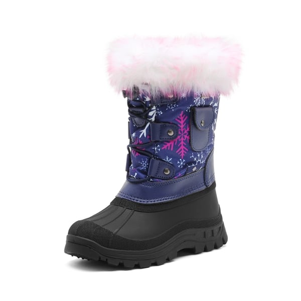 dream pairs Kids Waterproof Warm Snow Boots