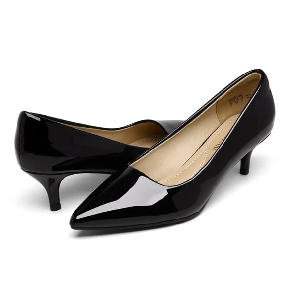 Dream Pairs Kitten Heel Pointed Toe Pumps
