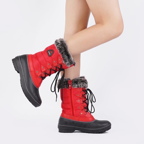 Dream Pairs Lace Up Walking Snow Boots