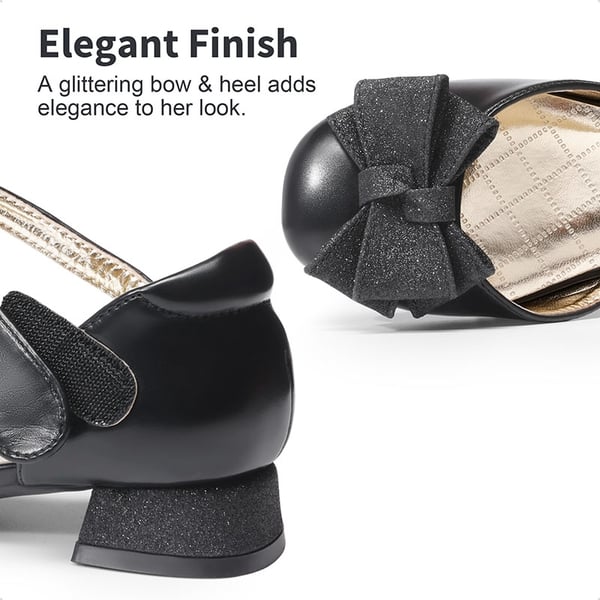 Dream Pairs Low Heel Bow Ankle Strap Sandals