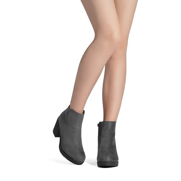 Dream Pairs Low Heel Chunky Ankle Boots