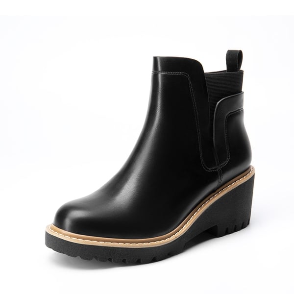 dream pairs Lug Outsole Pull-On Chelsea Boots