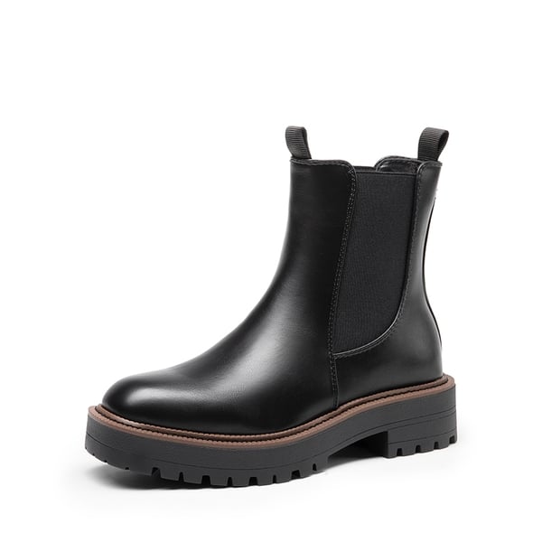 dream pairs Lug-Sole Slip-on Chelsea boots