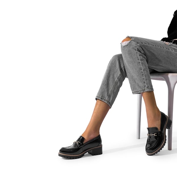 Dream Pairs Lug Sole Slip-On Chunky Loafers