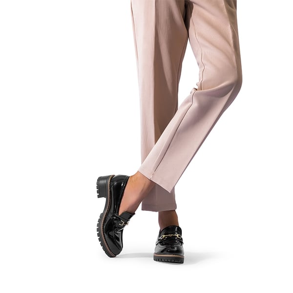 Dream Pairs Lug Sole Slip-On Chunky Loafers