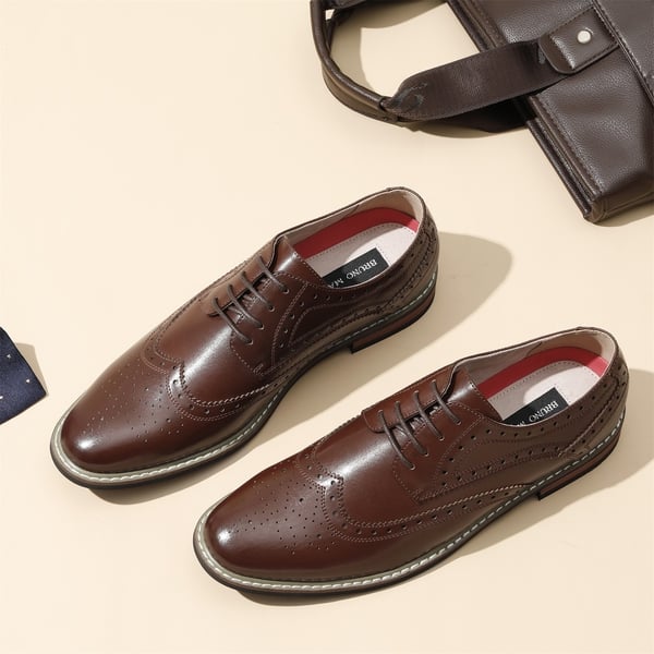 Dream Pairs Men's Classic Wingtip Dress Shoes