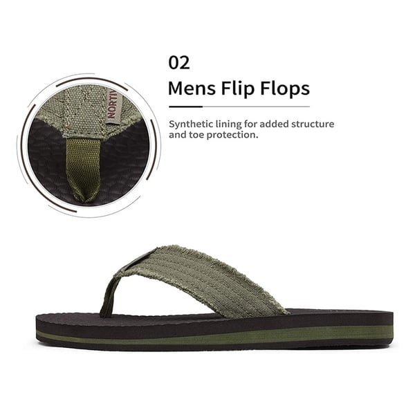 Dream Pairs Men's Comfortable Flip Flops