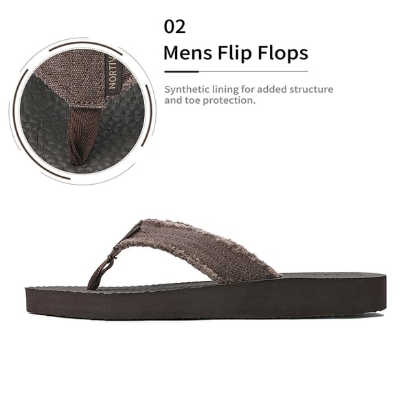Dream Pairs Men's Comfortable Flip Flops