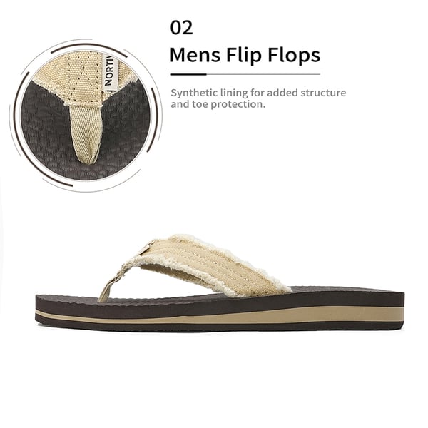Dream Pairs Men's Comfortable Flip Flops