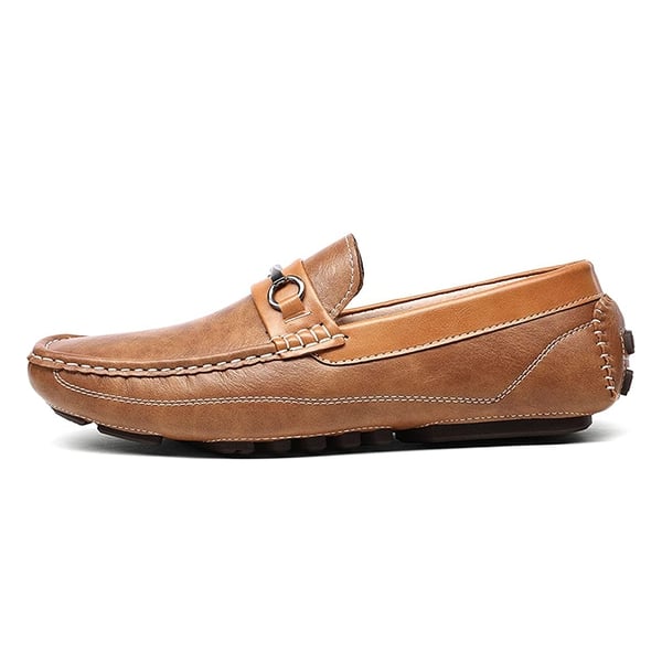 Dream Pairs Men's Moc-Toe Horsebit Driving Loafers