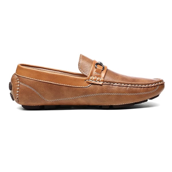 Dream Pairs Men's Moc-Toe Horsebit Driving Loafers