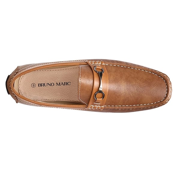 Dream Pairs Men's Moc-Toe Horsebit Driving Loafers