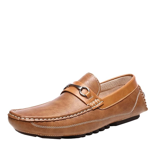 dream pairs Men's Moc-Toe Horsebit Driving Loafers