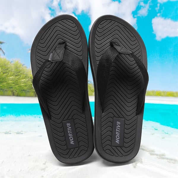 Dream Pairs Men's Slip-On Canvas Flip Flops