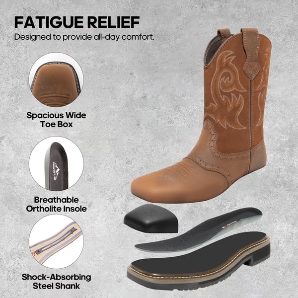 Dream Pairs Men's Western-style Work Boots