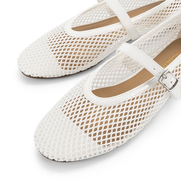 Dream Pairs Mesh Mary Jane Ballet Flats
