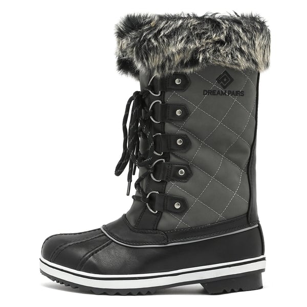 Dream Pairs Mid-Calf Fur Snow Boots