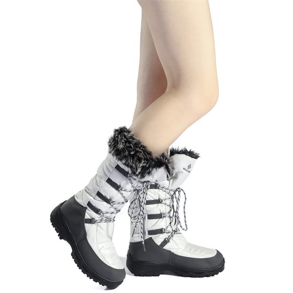 Dream Pairs Mid Calf Lace Up Winter Boots