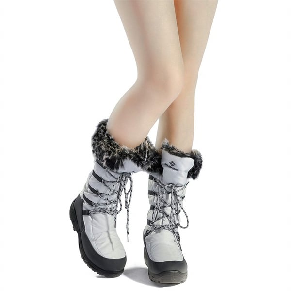 Dream Pairs Mid Calf Lace Up Winter Boots