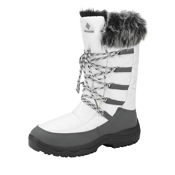dream pairs Mid Calf Lace Up Winter Boots