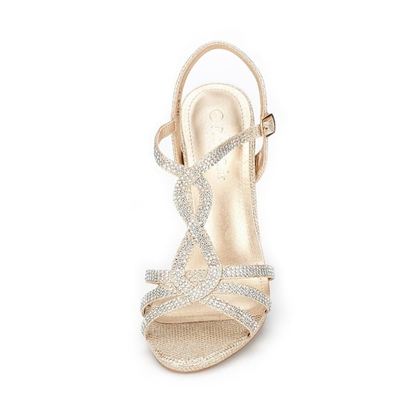 Dream Pairs Mid Heel Strappy Open Toe Sandals