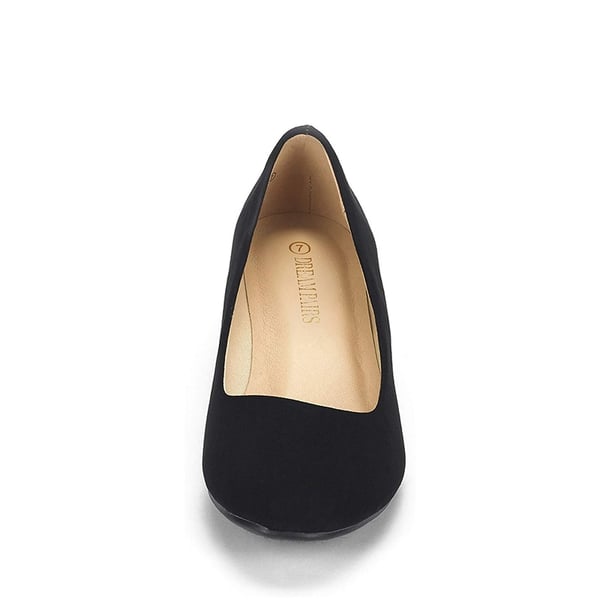 Dream Pairs Mid Wedge Heel Pump Shoes