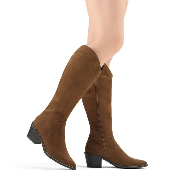 Dream Pairs Montana Pointed Toe Knee High Boots