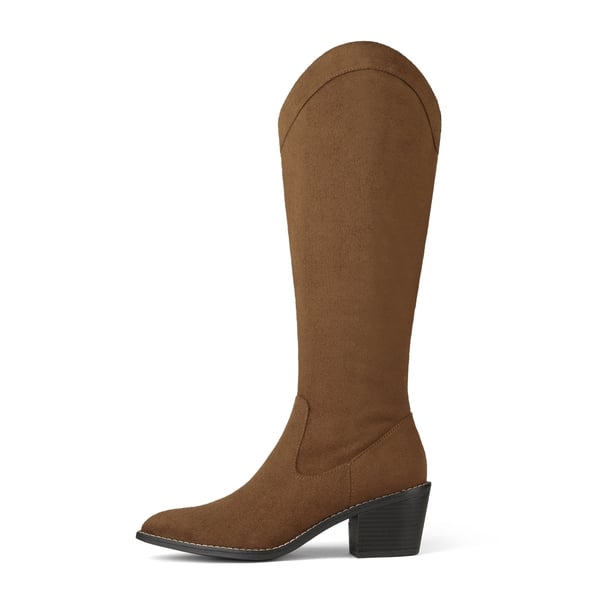 Dream Pairs Montana Pointed Toe Knee High Boots