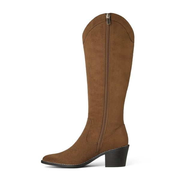 Dream Pairs Montana Pointed Toe Knee High Boots