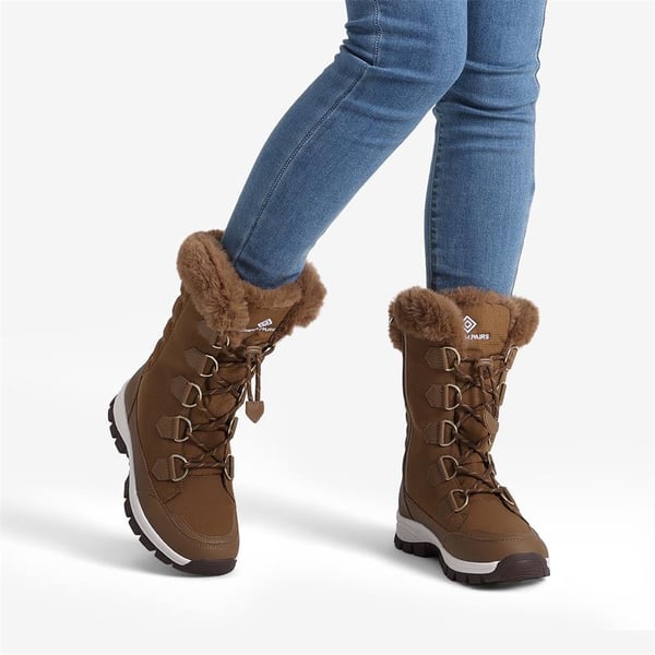 Dream Pairs Non-Slip Mid Calf Faux Fur Snow Boots