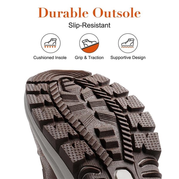 Dream Pairs Non-Slip Mid Calf Faux Fur Snow Boots