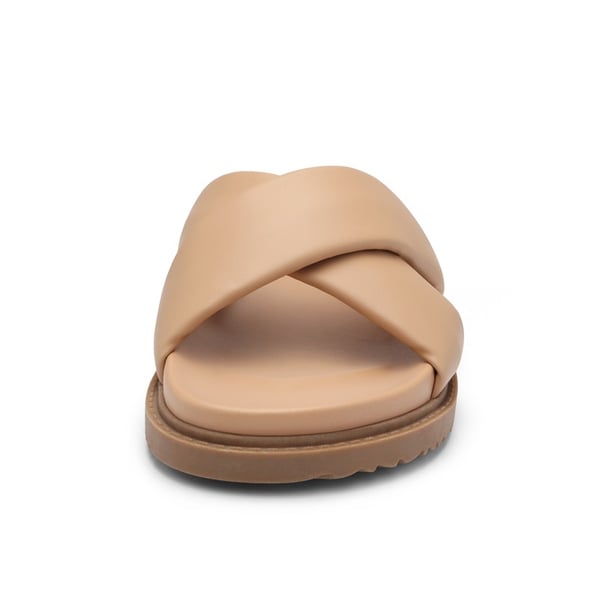 Dream Pairs Open Toe Crisscross Slide Flat Sandals