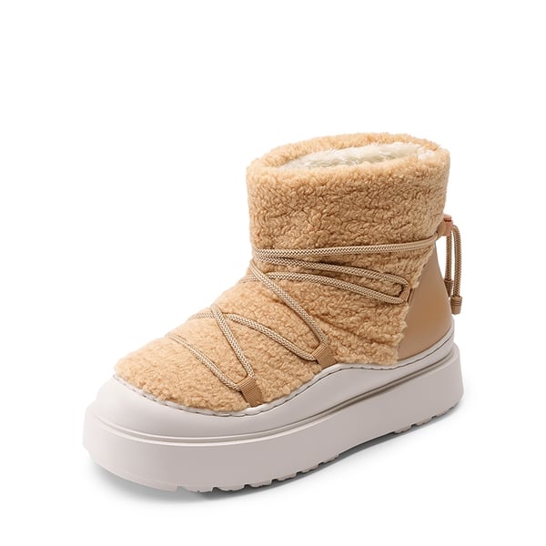 dream pairs Outdoor Faux Fur Snow boots