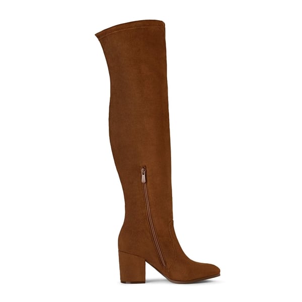 Dream Pairs Over The Knee Block Heel Boots