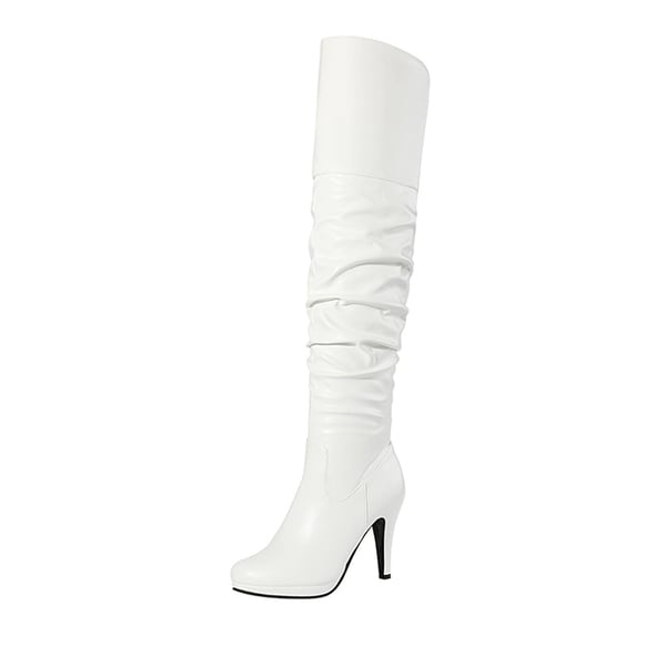 dream pairs Over The Knee Chunky Heel Boots