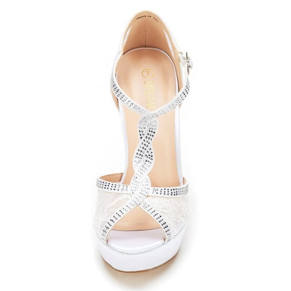 Dream Pairs Peep Toe High Heel Platform Sandals