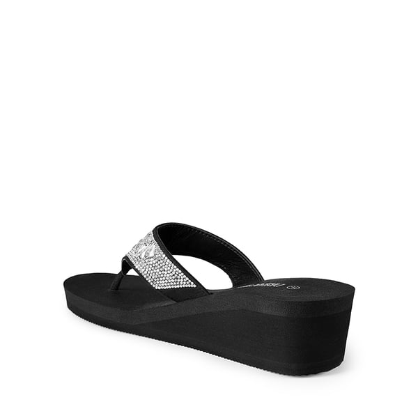 Dream Pairs Platform Rhinestone Thong Sandals