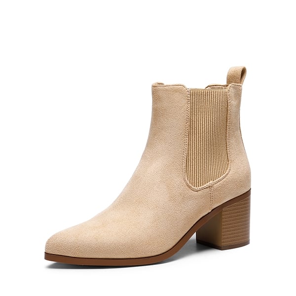 dream pairs Pointed Toe Chelsea Ankle Boots