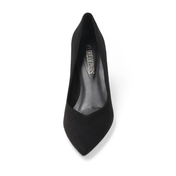 Dream Pairs Pointed Toe Chunky High Heel Pumps