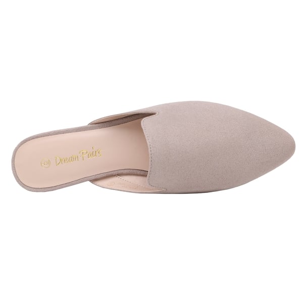 Dream Pairs Pointed Toe Flat Mules