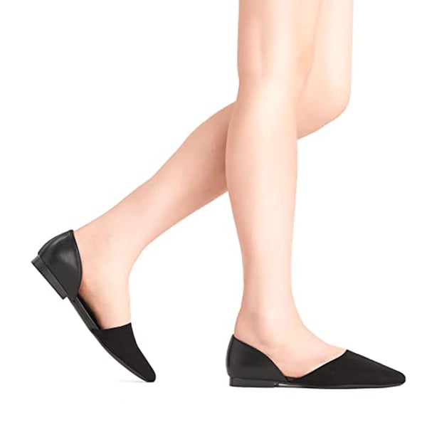 Dream Pairs Pointed-Toe Slip On Flats