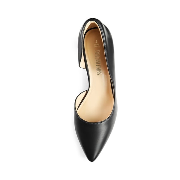 Dream Pairs Pointed Toe Stiletto D'Orsay Pumps
