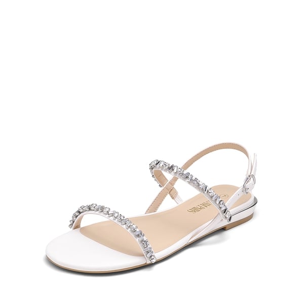 dream pairs Rhinestone Flat Sandals