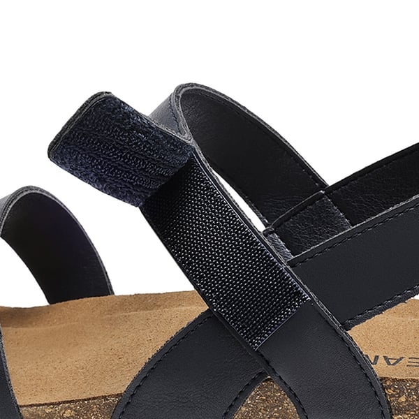 Dream Pairs Round-Toe Low Heel Wedge Sandals