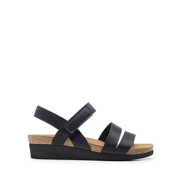 Dream Pairs Round-Toe Low Heel Wedge Sandals